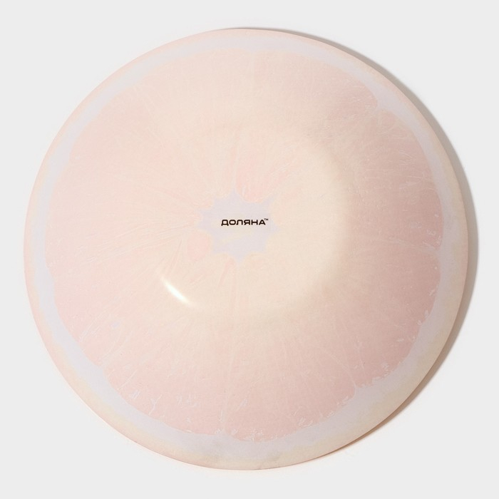 Салатник стеклянный Доляна &laquo;Сочный апельсин&raquo;, 920 мл, 22&times;5 см