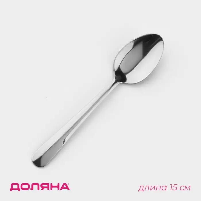 Ложка чайная Доляна &laquo;Нордик&raquo;, длина 15 см, толщина 1.2 мм