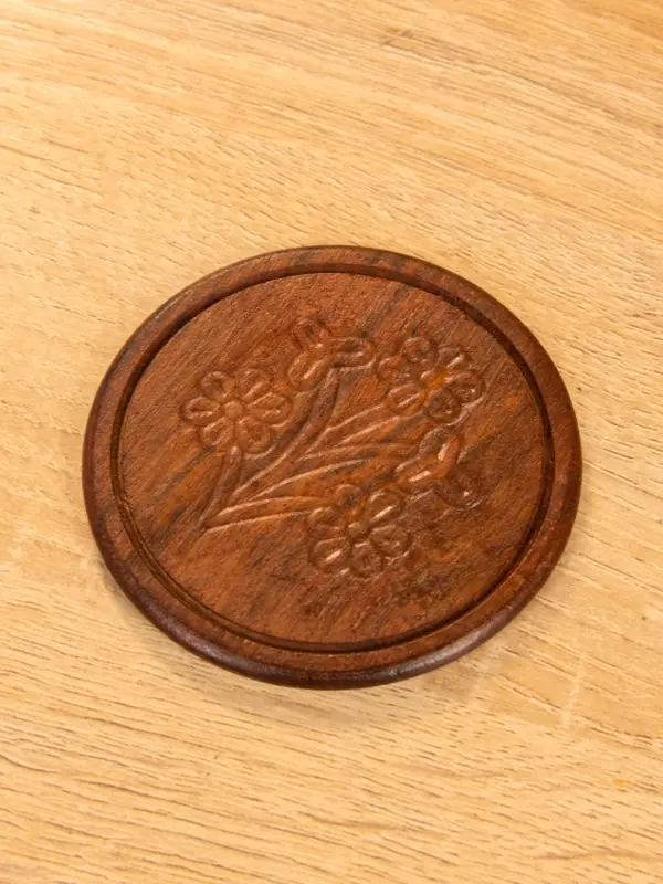 Подставка под горячее "Кресло" (набор 6 шт), 14х10х6,5 см, дерево шишам