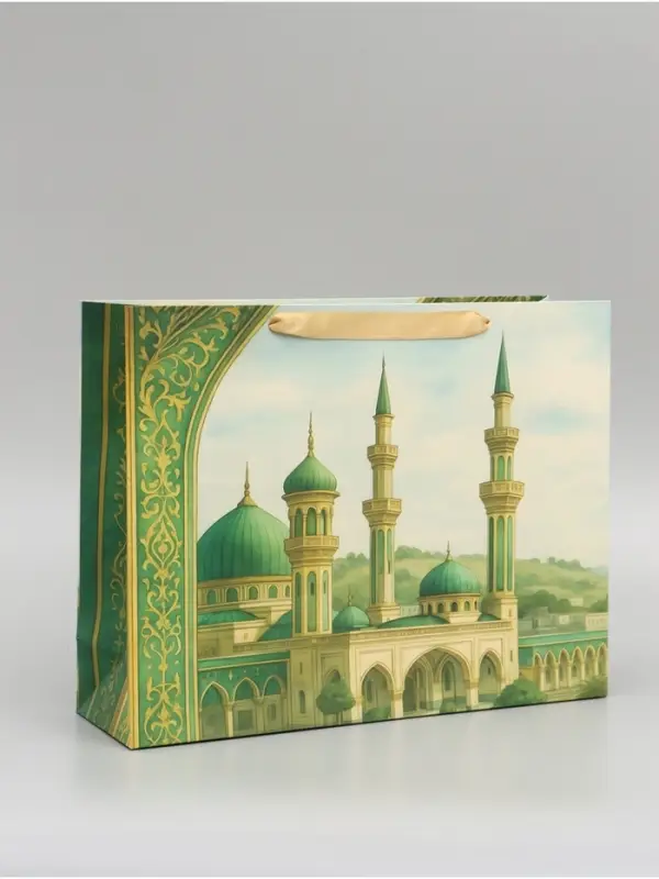 Пакет подарочный, упаковка &laquo;Священный праздник&raquo;, L, 31 &times; 40 &times; 11,5 см