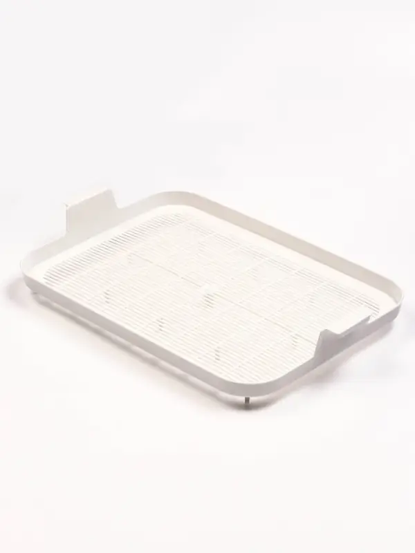 Туалет "Белла мини" для кошек, с сеткой, 35 х 26  х 6 см, Серый