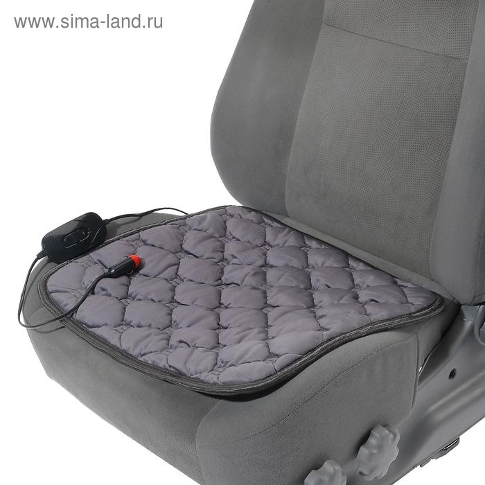 Накидка с подогревом TORSO, 12 В, регулятор, 42&times;42 см, провод 90 см, серый