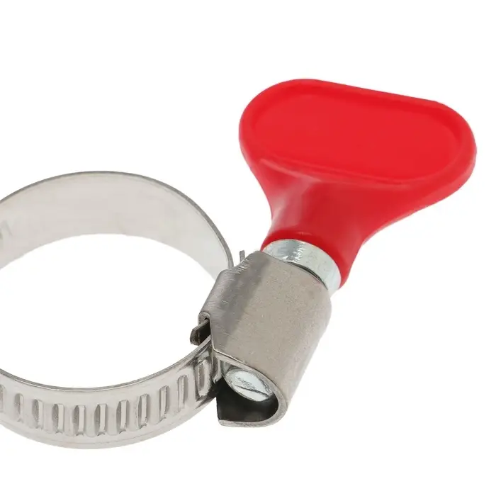 Хомут с &laquo;барашком&raquo; ZEIN engr, диаметр 16-25 мм, ширина 9 мм, нержавеющая сталь