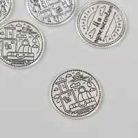 Сувенир кошельковый металл "На путешествия" 2х2 см