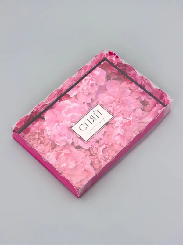 Коробка для печенья, &laquo;Сияй&raquo;, 22&times;15&times;3 см