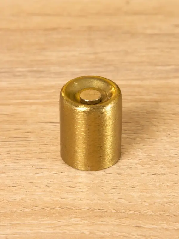 Подсвечник на 1 свечу на магнитах "Оливковый" 7,5х7,5х3,5 см