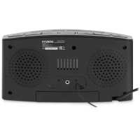 Радиобудильник H-RCL238 черный LCD подсв белая часы цифровые