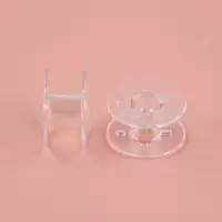 Набор шпулек, d=19 мм, 6 шт., прозрачный