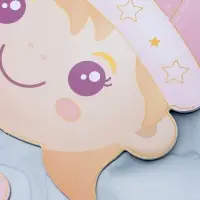 Наклейка интерьерная "Малышка в розовом" 31х60 см