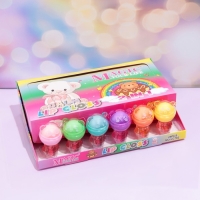 Бальзам и блеск для губ 2 в 1 &laquo;Мишка&raquo; , микс