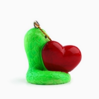 Ёлочная игрушка новогодняя &laquo;Змейка&raquo;, на Новый год, 3,5 х 3,2 см