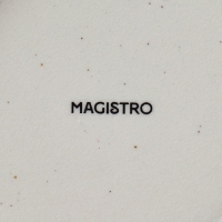 Блюдо фарфоровое для подачи Magistro Slate, d=22,5 см , цвет белый