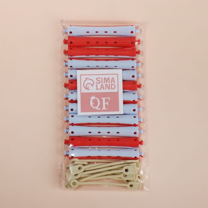 Бигуди &laquo;Коклюшки&raquo;, d = 1 см, 9 см, 12 шт, цвет МИКС