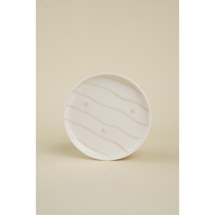 Набор тарелок фарфоровых SL Home &laquo;Гато&raquo;, d=18,5 см, цвет белый