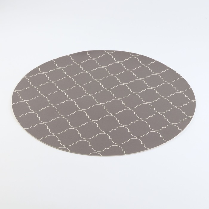 Салфетка сервировочная, плейсмат &laquo;Орнамент&raquo;, d=38 см