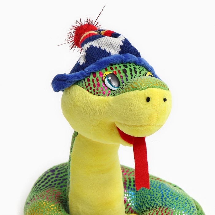Мягкая игрушка &laquo;Змея&raquo;, в полосатой шапке, 20 см
