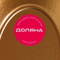 Блюдо для фруктов Доляна &laquo;Золотой лист&raquo;, 18&times;13 см, цвет золотой