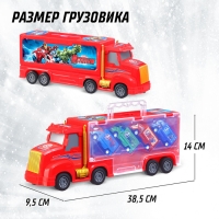 Грузовик перевозчик &laquo;Мстители&raquo;, 4 машины в комплекте