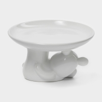 Подставка для торта Доляна &laquo;Мишка Отто&raquo;, 20,5&times;11,5 см, цвет белый