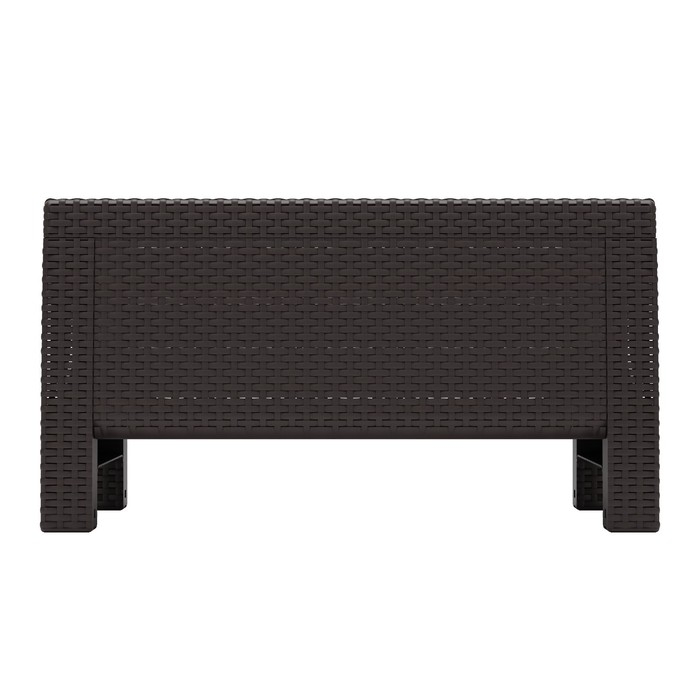 Стол "Ротанг", 76,5х57х42 см, цвет мокко