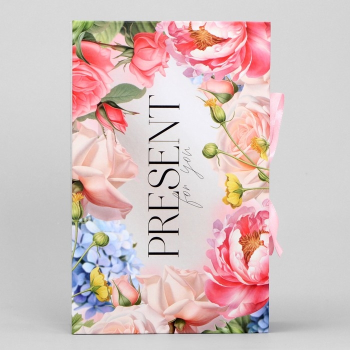 Коробка - книга, упаковка подарочная, &laquo;Нежность&raquo;, 20 х 12.5 х 5 см