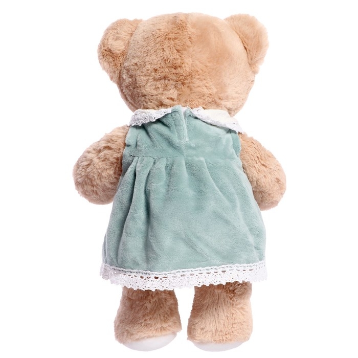 Мягкая игрушка &laquo;Мишка&raquo;, в зелёном платье, 30 см