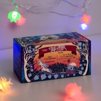 Гирлянда &laquo;Нить&raquo; 5 м с насадками &laquo;Шишки сосновые&raquo;, IP20, прозрачная нить, 20 LED, свечение мульти (RG/RB), мигание, 220 В