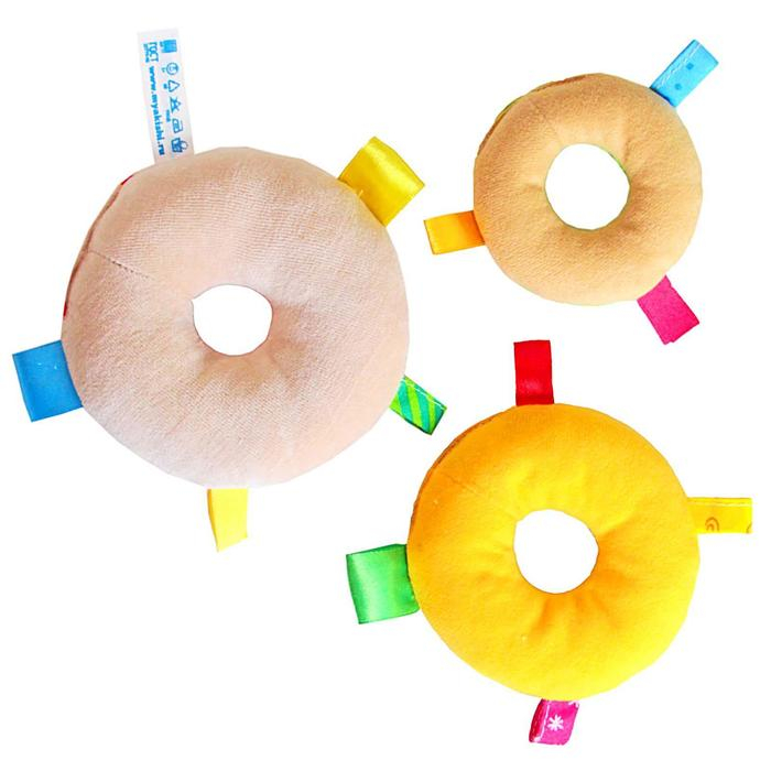 Мягкая погремушка &laquo;ШуМякиши. Пирамидка Мишка&raquo;