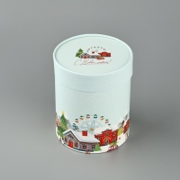 Коробка подарочная круглая &laquo;С Новым годом!&raquo;, 12 х 16 см, Новый год