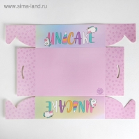 Коробка для капкейка, кондитерская упаковка, 6 ячеек, Unicake, 23 х 16 х 7.5 см