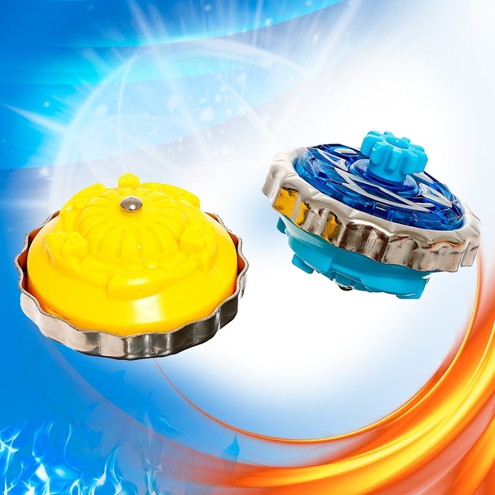 Набор волчков &laquo;Супер меч&raquo;, двойной запуск, с вертушкой