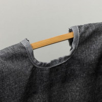 Корзина для белья Доляна &laquo;Лён&raquo;, с крышкой, 37&times;43&times;66 см, цвет серый