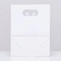 Коробка-пакет, с окном, белый, 16&times;12&times;6 см