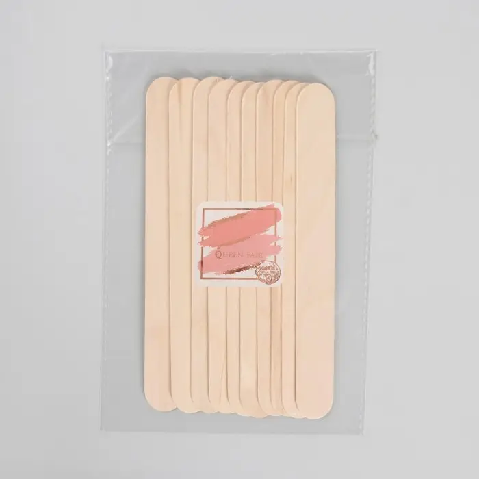 Шпатели для депиляции, деревянные, 15&times;1.7 см, 10 шт.