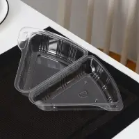 Контейнер для кусочка торта одноразовый, неразьёмная крышка, пластик, 8.5&times;11.5&times;6.5 см, прозрачный