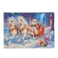 Пазл 60 эл. "Новогодняя упряжка" П60-7596