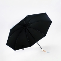 Зонт механический &laquo;Лапка&raquo;, эпонж, 4 сложения, 8 спиц, R = 49/56 см, D = 112 см, цвет МИКС