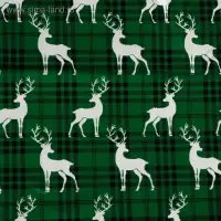 Плёнка упаковочная на Новый год полиграфичная &laquo;Олени&raquo;, 100 х 70 см