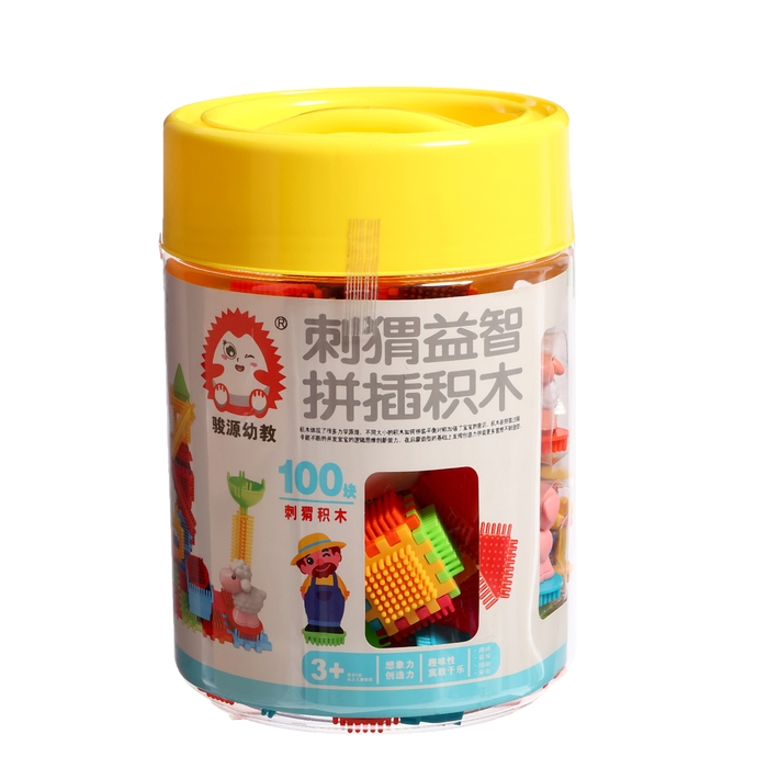 Конструктор игольчатый BRISTLES &laquo;Весёлая ферма&raquo;, 100 деталей