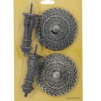 Крючок для штор CAPPIO KS030, d=95 мм, цвет черное золото, 2 шт