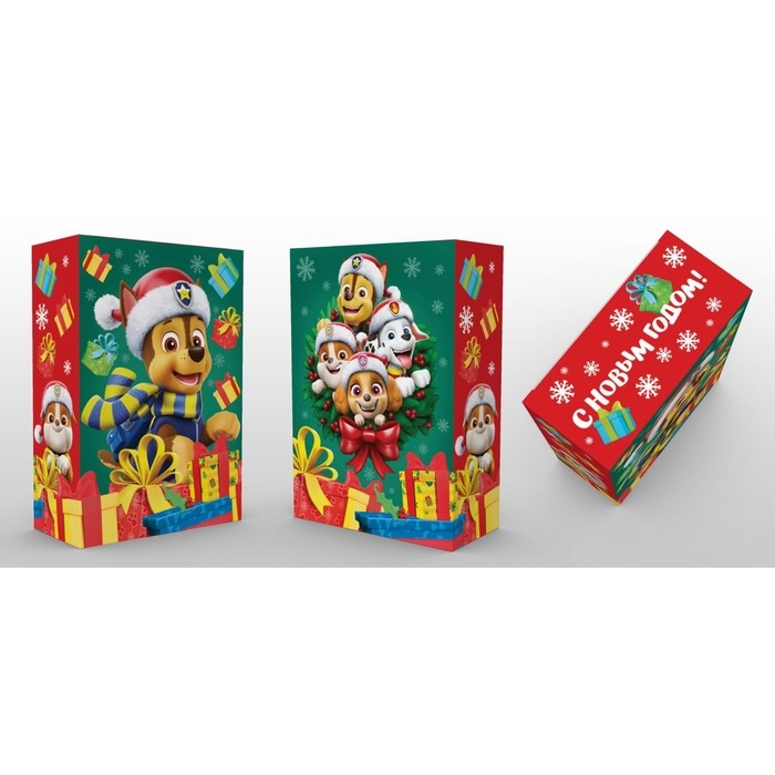 Коробка подарочная, 16х23х7.5 см, Щенячий патруль