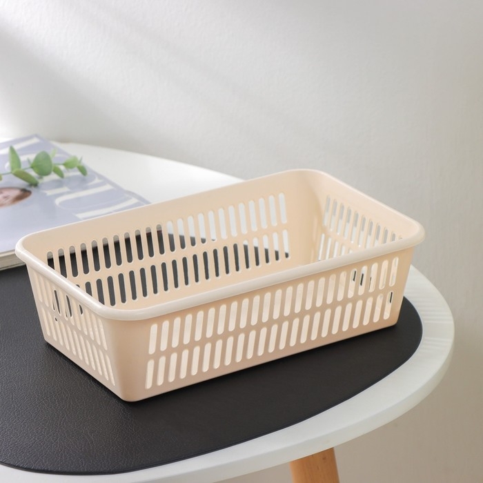 Корзина для хранения, 25&times;15&times;7 см, цвет МИКС