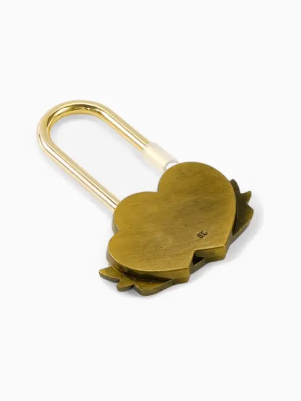 Замок свадебный &laquo;Ты+я=семья&raquo;, 5.2 х 7.6 см.