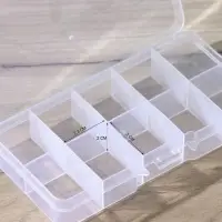 Органайзер для хранения RICCO, пластик, 10 ячеек, 13&times;7&times;2.5 см, прозрачный