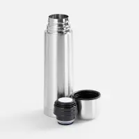 Термос Plain 500, ver.2, серебристый