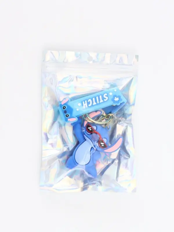 Брелок "Стич в очках", 8 см