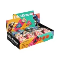 Ластик ErichKrause Dino Art, 28&times;26&times;10 мм, МИКС