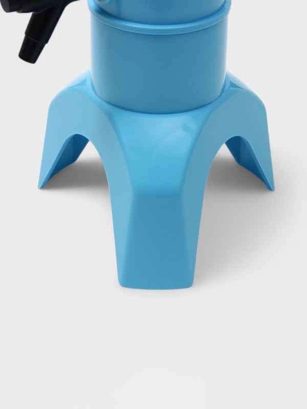 Башня пивная TowerRocket, 3 л, ёмкость для льда, подсветка, пластик, голубая