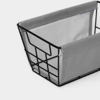 Корзина для хранения LaDom, 25&times;15&times;12 см, серая