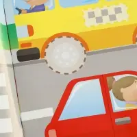 Книжка с наклейками "Едем, летим, плывём", 16 стр